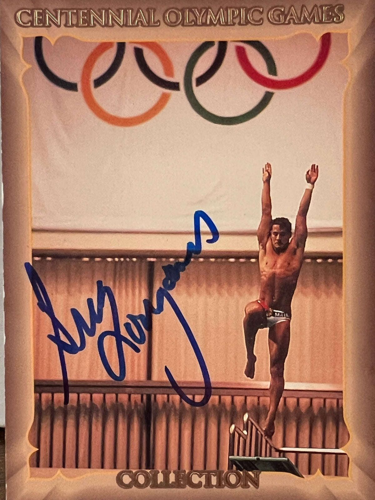 Autographed Trading Card, Centennial Olympic