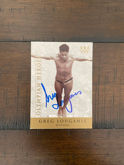 Autographed Trading Card, Olympian Heroes